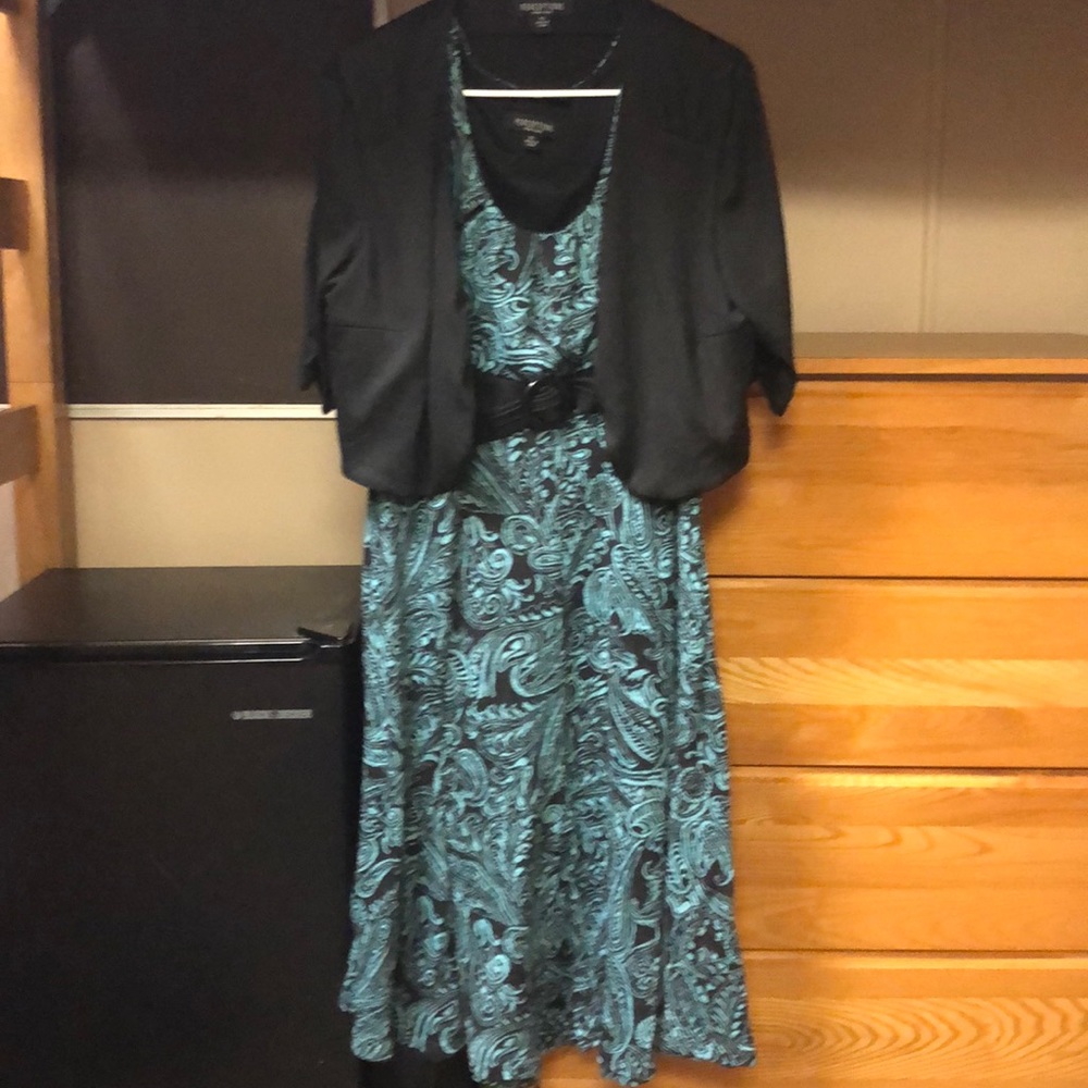 Blue/Black Dress